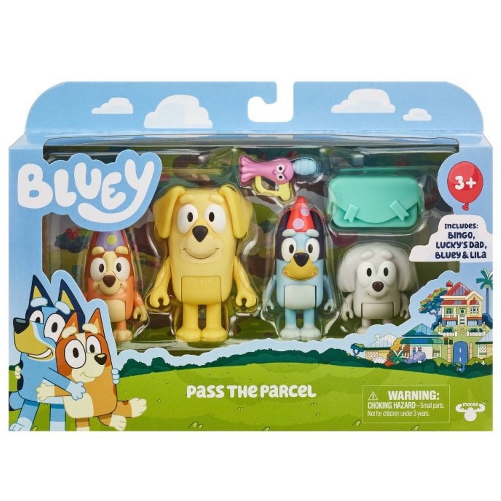 Bluey Pass The Parcel Figures